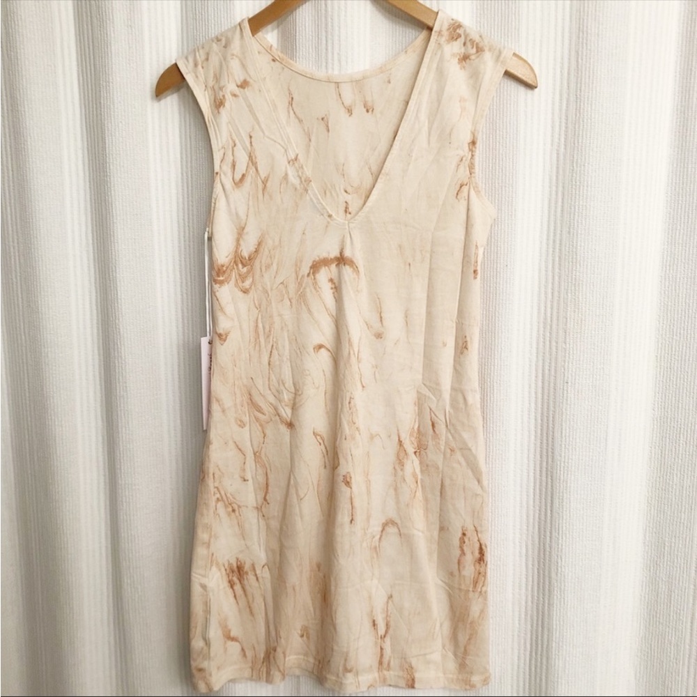 Young Fabulous and Broke Pink Marble Tie Dye Dress - Picture 4 of 4